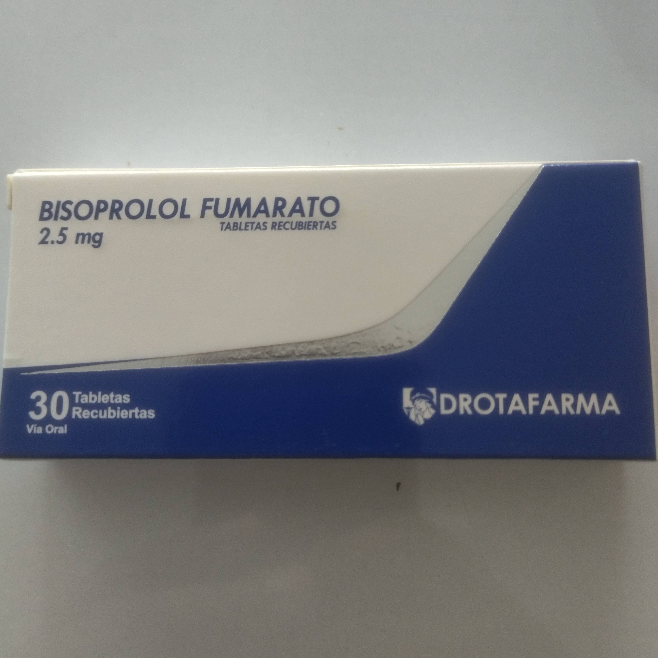 BISOPROLOL FUMARATO 2,5MG X 30TAB DROTAFARMA
