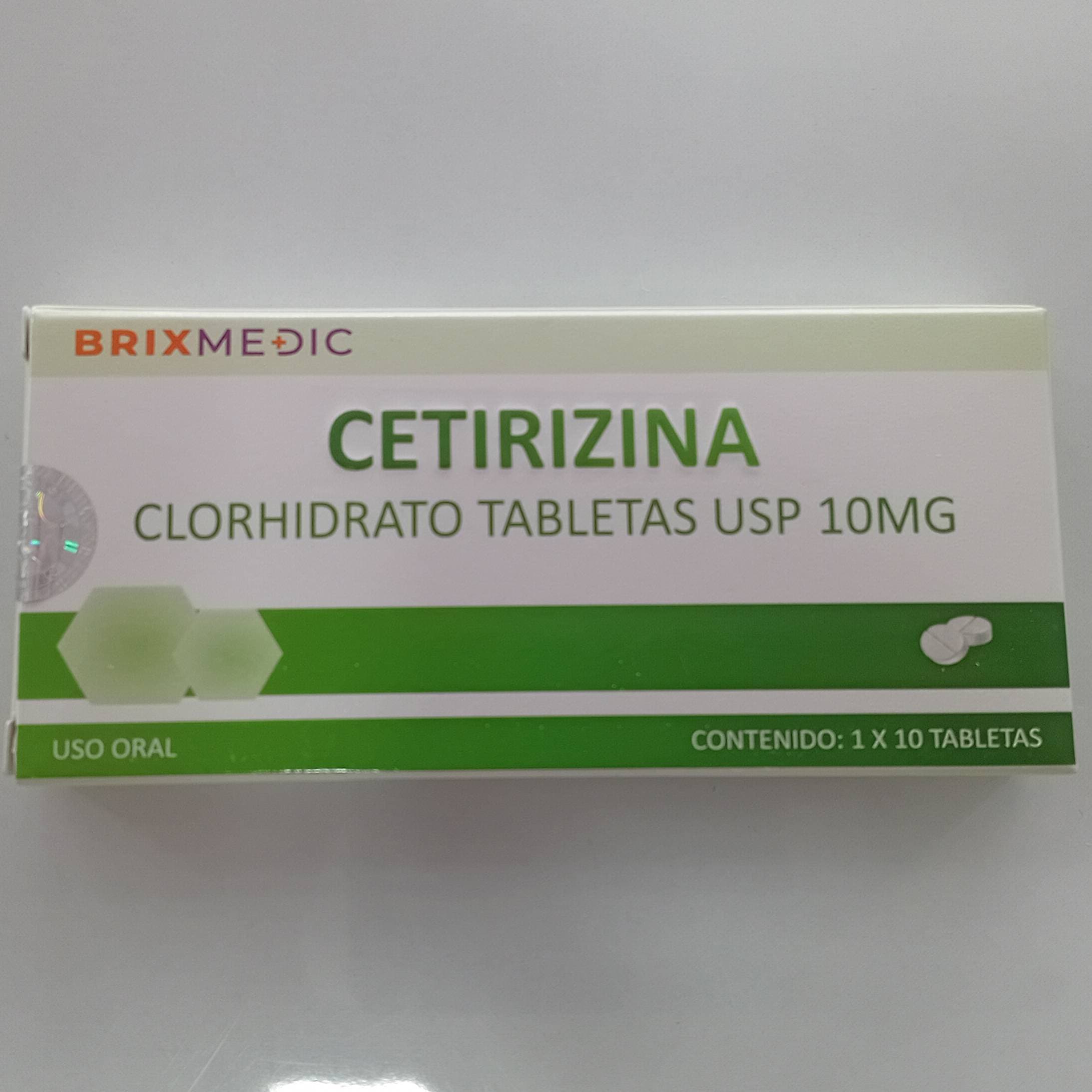 CETIRIZINA 10MG*10 TAB BRIXMEDIC