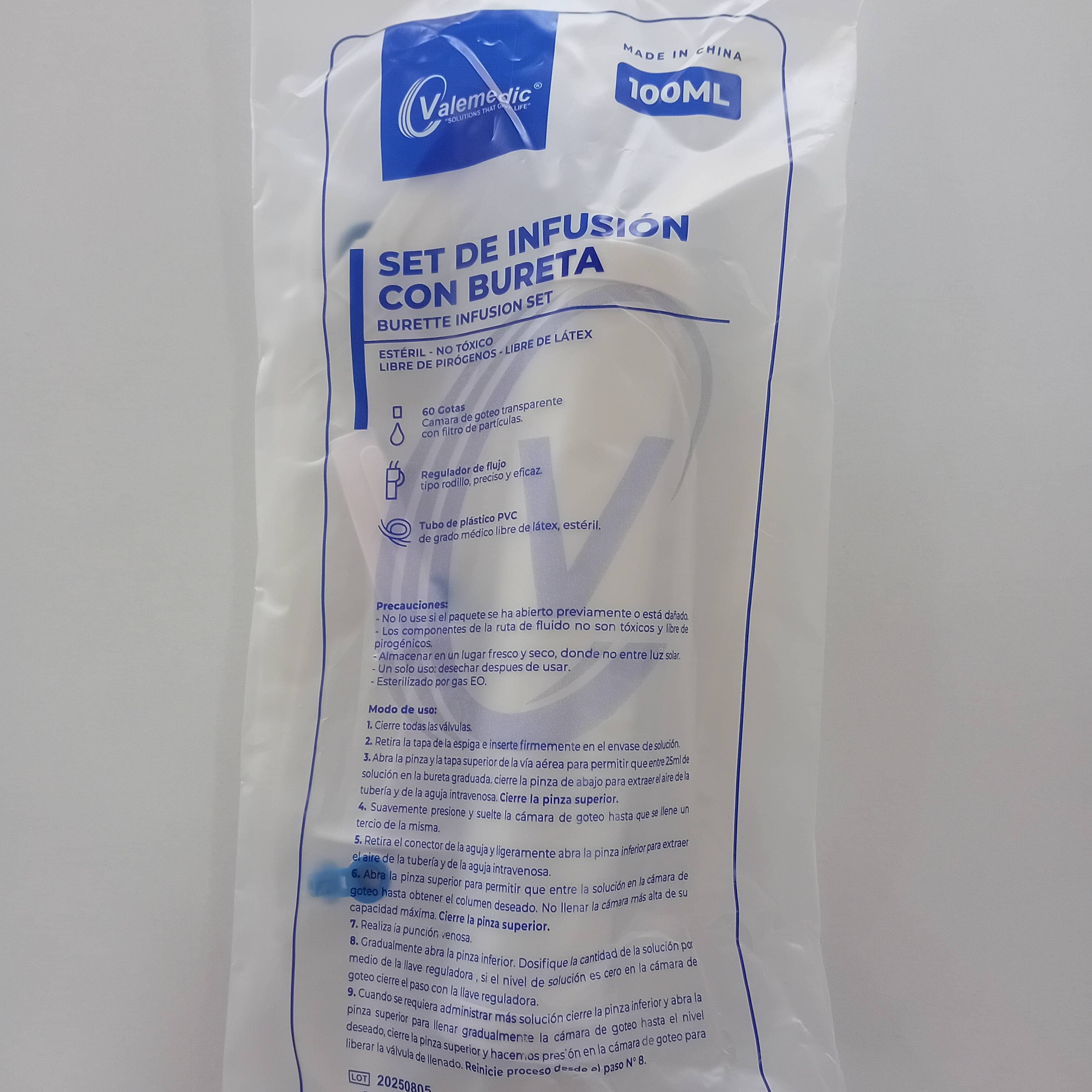 BURETA CALIBRADA X100ML VALEMEDIC