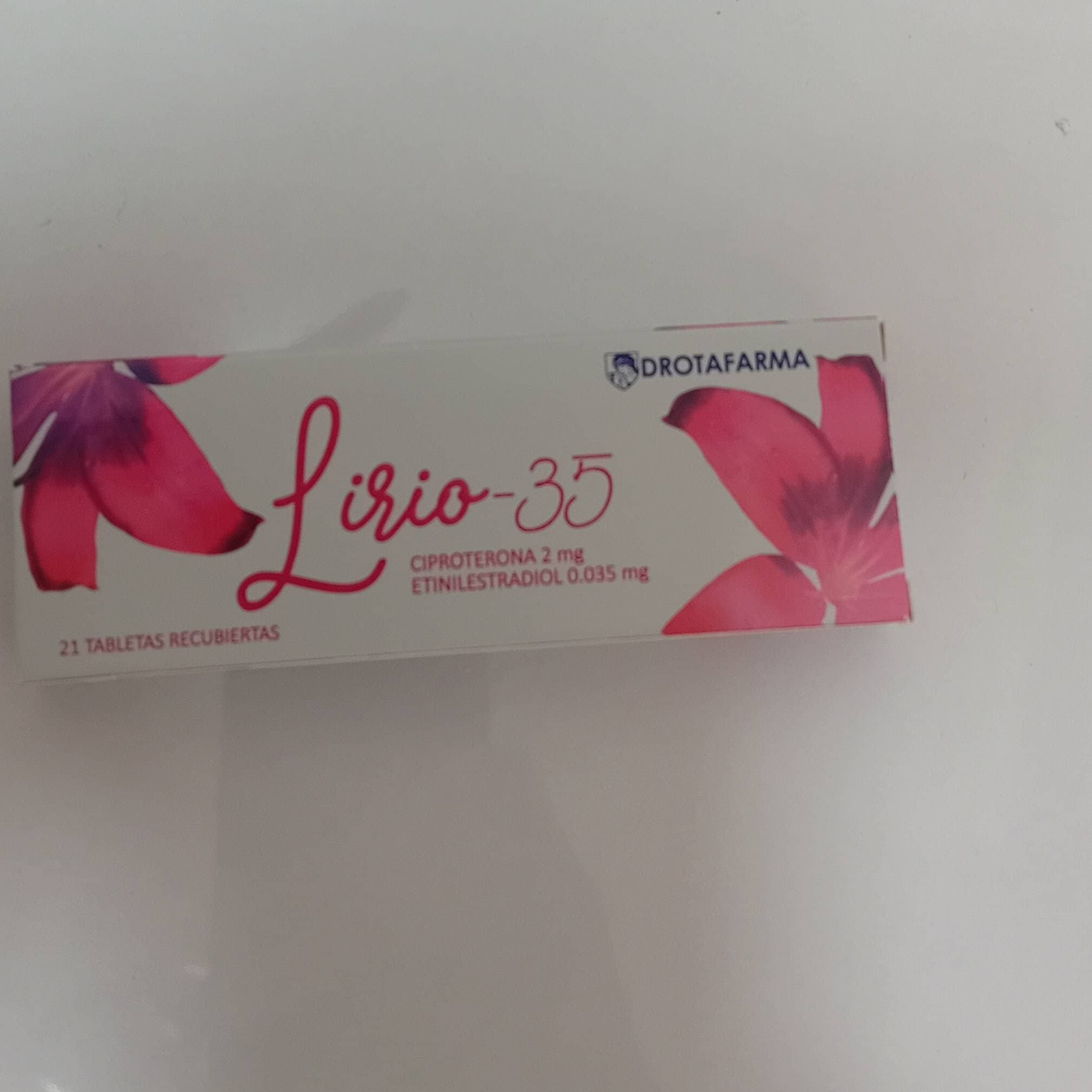 LIRIO-35 CIPROTERONA 2MG + ETINILESTRADIOL 0.03MG 1X21TAB DROTAFARMA